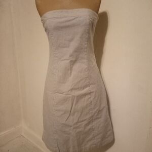 Old Navy Strapless Gray Dress